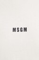 Бавовняна футболка MSGM 2000MDM500.200002 бежевий
