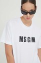 MSGM tricou din bumbac alb 3641MDM92.247002