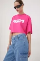 różowy MSGM t-shirt bawełniany