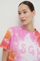 MSGM t-shirt bawełniany multicolor 3641MDM83.247288