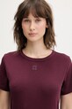 HUGO t-shirt bordowy 50512002
