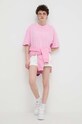 HUGO tricou din bumbac 50514524 roz SS24