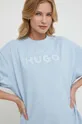 Βαμβακερό μπλουζάκι HUGO 100% Βαμβάκι