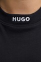 Bavlněné společenské tričko HUGO černá 50514869