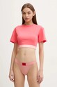 Футболка лаунж HUGO 50520497 рожевий AW24