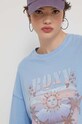 Roxy t-shirt in cotone Sweet Shine blu ERJZT05696