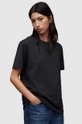 czarny AllSaints t-shirt bawełniany Downtown Damski