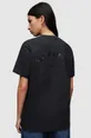 μαύρο Βαμβακερό μπλουζάκι AllSaints Downtown