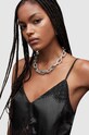 Топ с коприна AllSaints Ophelia WM190Z черен SS24