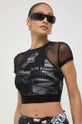 czarny Versace Jeans Couture top