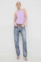 Боди Versace Jeans Couture фиолетовой