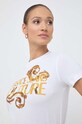 Versace Jeans Couture t-shirt bawełniany biały 76HAHG00.CJ00G