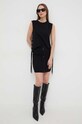 Бавовняний топ Pinko 103574.A1UA чорний SS24