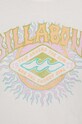 Billabong t-shirt bawełniany EBJZT00248 biały