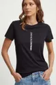 Armani Exchange t-shirt bawełniany czarny