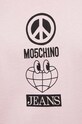 Moschino Jeans tricou din bumbac 0718.3762 roz