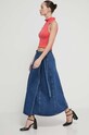 Moschino Jeans pulover de bumbac 0884.3706 roz SS24