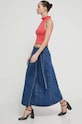 Bavlněný svetr Moschino Jeans 0884.3706 růžová SS24