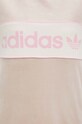 Кадифена тениска adidas Originals IR5276 бежов
