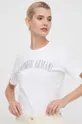 белый Хлопковая футболка Emporio Armani Женский