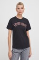 Emporio Armani tricou din bumbac negru 3D2T7S.2JIDZ