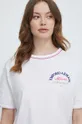 fehér Emporio Armani pamut póló