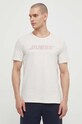 Guess t-shirt bawełniany EGBERT beżowy Z4GI11.I3Z14