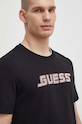 Bavlnené tričko Guess EGBERT čierna Z4GI11.I3Z14