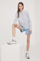 Hollister Co. bluzka bawełniana KI340.3226.304 zielony SS24