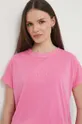 różowy North Sails t-shirt bawełniany