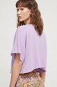 Odzież Roxy t-shirt ERJZT05673 fioletowy