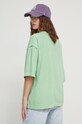 Одежда Хлопковая футболка Roxy ERJZT05662 зелёный