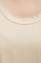 United Colors of Benetton top din bumbac 34G7DH00W bej