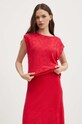 United Colors of Benetton top czerwony 103CD10AR