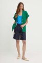 Блузка United Colors of Benetton 55L5DH00M голубой SS24