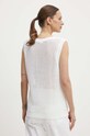 Ρούχα Βαμβακερό γιλέκο United Colors of Benetton 111TDH014 λευκό
