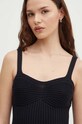 Хлопковый топ United Colors of Benetton чёрный 1594DH00Z
