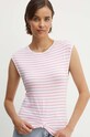 Футболка United Colors of Benetton рожевий 3NRAD107J