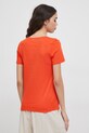 Odzież United Colors of Benetton t-shirt bawełniany 3GA2E4230 pomarańczowy