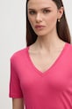 United Colors of Benetton tricou din bumbac roz 3GA2E4230