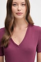United Colors of Benetton tricou din bumbac violet 3GA2E4230