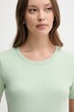 United Colors of Benetton t-shirt bawełniany zielony 3GA2E16A0