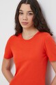 United Colors of Benetton tricou din bumbac portocaliu 3GA2E16A0