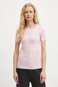 United Colors of Benetton t-shirt bawełniany różowy 3GA2E16A0