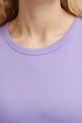 Bavlnené tričko United Colors of Benetton 3GA2E16A0 fialová