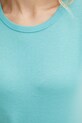 Хлопковая футболка United Colors of Benetton 3GA2E16A0 бирюзовый