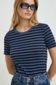 blu United Colors of Benetton t-shirt in cotone Donna
