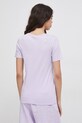 Одежда Хлопковая футболка United Colors of Benetton 3GA2E16A2 фиолетовой