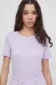 violetto United Colors of Benetton t-shirt in cotone