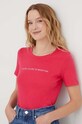 Хлопковая футболка United Colors of Benetton 3GA2E16A2 розовый AW25